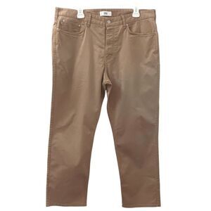 SPOKE Men’s Beige Stretch Cotton Chino Pants Waist 37 Casual Preppy